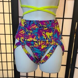 IHEARTRAVES Harness Booty Shorts